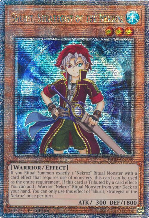 Shurit, Strategist of the Nekroz (Quarter Century Secret Rare) [RA03-EN259] Quarter Century Secret Rare | Good Games Morley