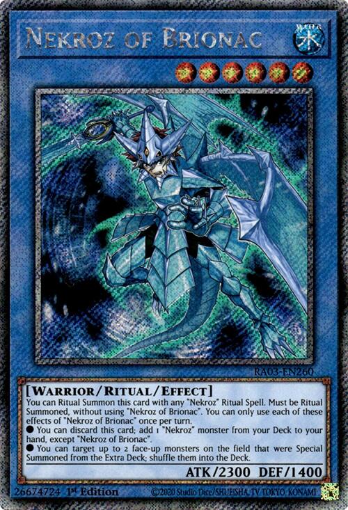 Nekroz of Brionac (Platinum Secret Rare) [RA03-EN260] Platinum Secret Rare | Good Games Morley