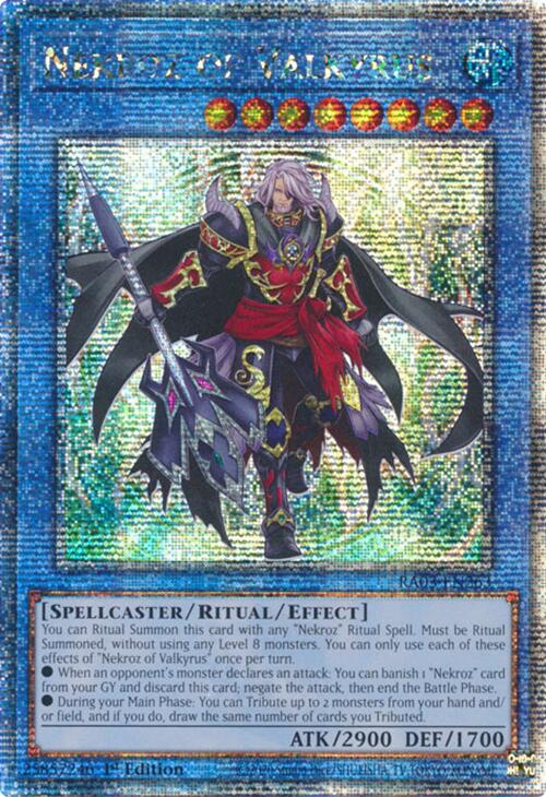 Nekroz of Valkyrus (Quarter Century Secret Rare) [RA03-EN263] Quarter Century Secret Rare | Good Games Morley