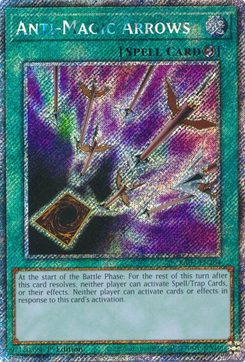 Anti-Magic Arrows (Platinum Secret Rare) [RA03-EN264] Platinum Secret Rare | Good Games Morley