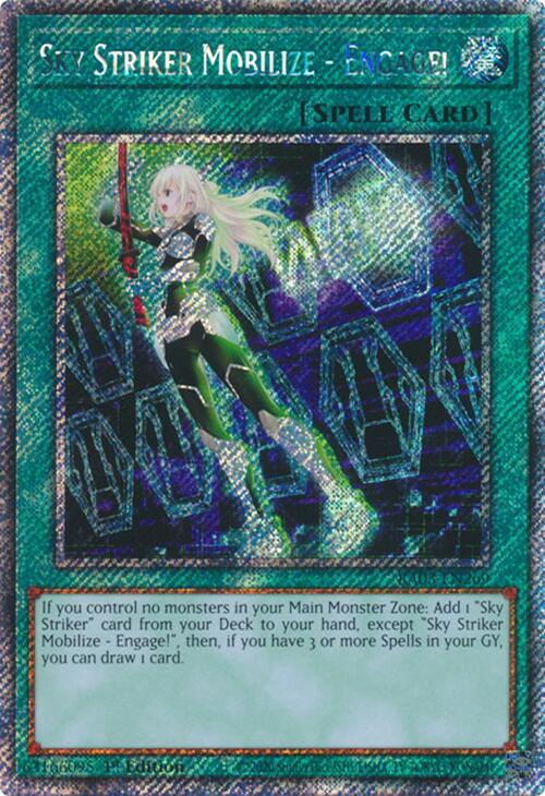 Sky Striker Mobilize - Engage! (Platinum Secret Rare) [RA03-EN269] Platinum Secret Rare | Good Games Morley