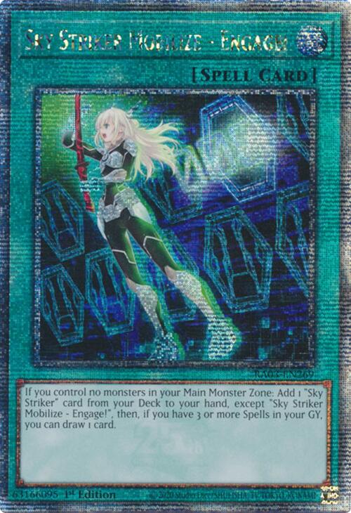 Sky Striker Mobilize - Engage! (Quarter Century Secret Rare) [RA03-EN269] Quarter Century Secret Rare | Good Games Morley
