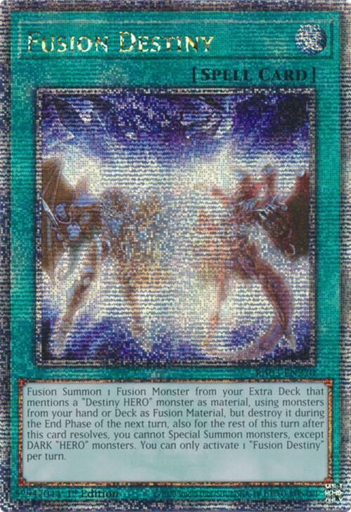 Fusion Destiny (Quarter Century Secret Rare) [RA03-EN270] Quarter Century Secret Rare | Good Games Morley