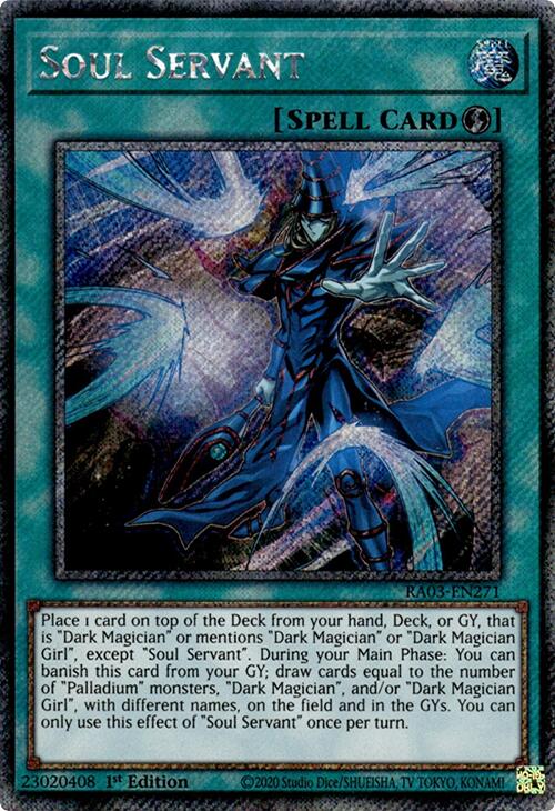 Soul Servant (Platinum Secret Rare) [RA03-EN271] Platinum Secret Rare | Good Games Morley
