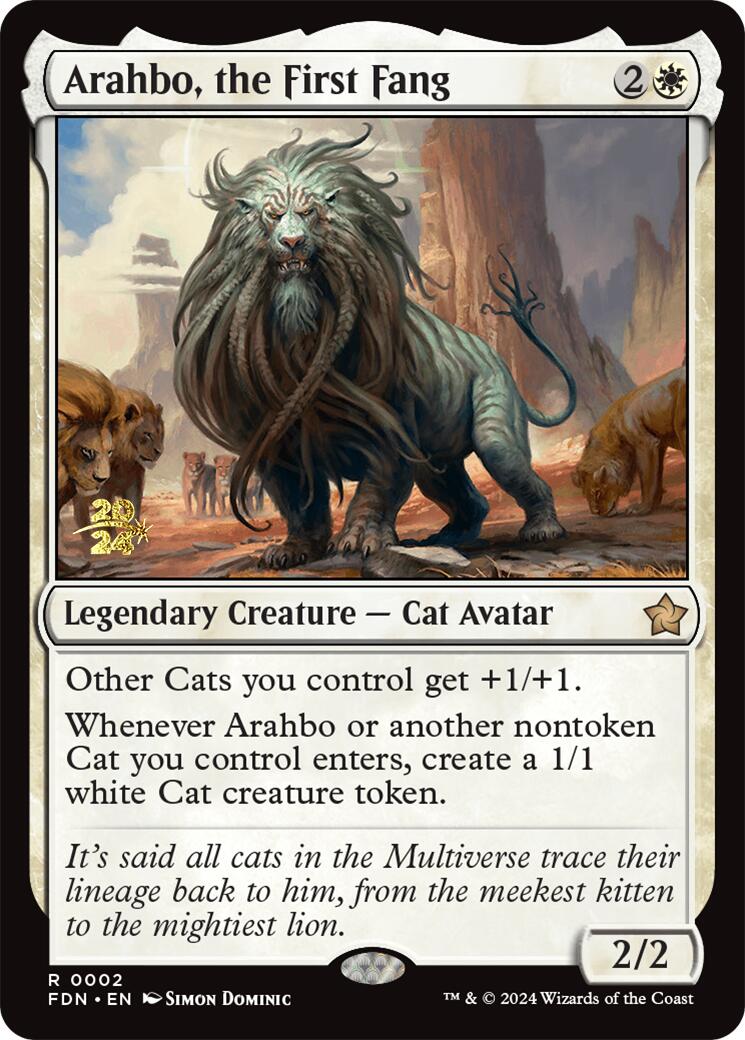 Arahbo, the First Fang [Foundations Prerelease Promos] | Good Games Morley