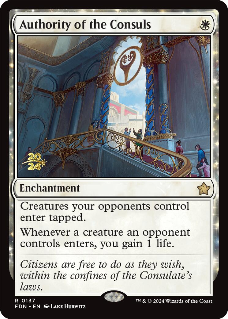 Authority of the Consuls [Foundations Prerelease Promos] | Good Games Morley
