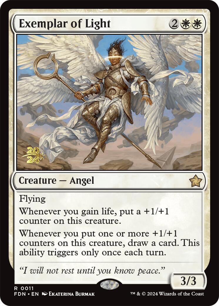 Exemplar of Light [Foundations Prerelease Promos] | Good Games Morley