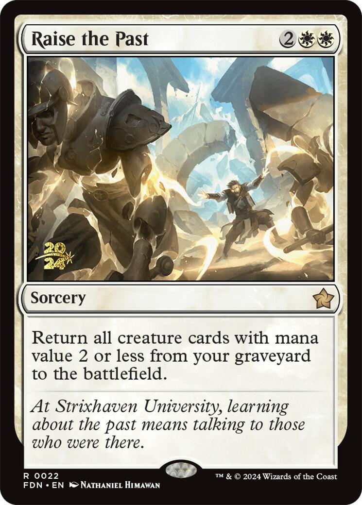 Raise the Past [Foundations Prerelease Promos] | Good Games Morley