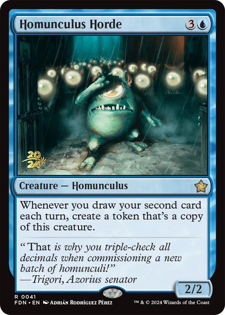 Homunculus Horde [Foundations Prerelease Promos] | Good Games Morley