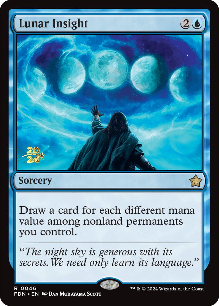 Lunar Insight [Foundations Prerelease Promos] | Good Games Morley