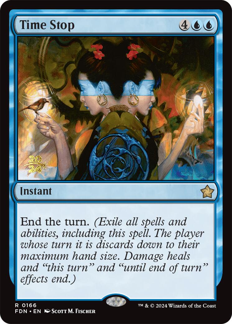 Time Stop [Foundations Prerelease Promos] | Good Games Morley