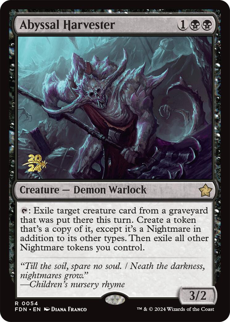 Abyssal Harvester [Foundations Prerelease Promos] | Good Games Morley