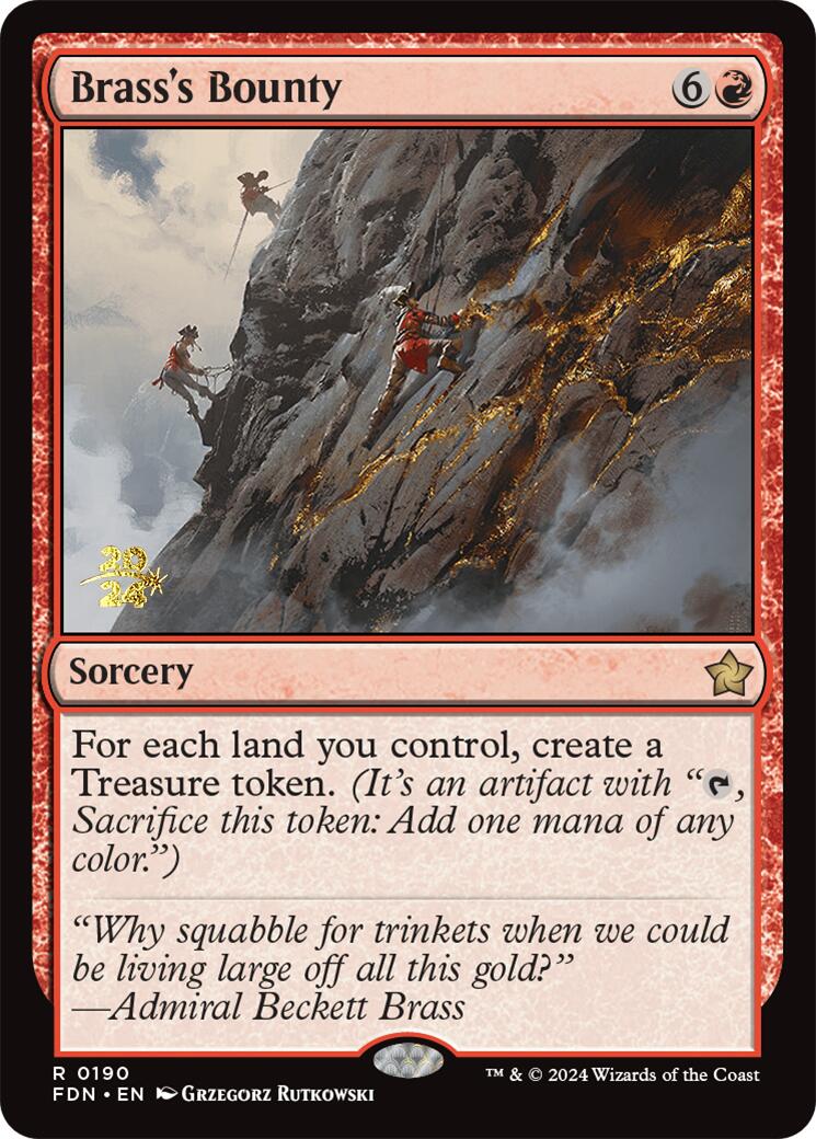 Brass's Bounty [Foundations Prerelease Promos] | Good Games Morley