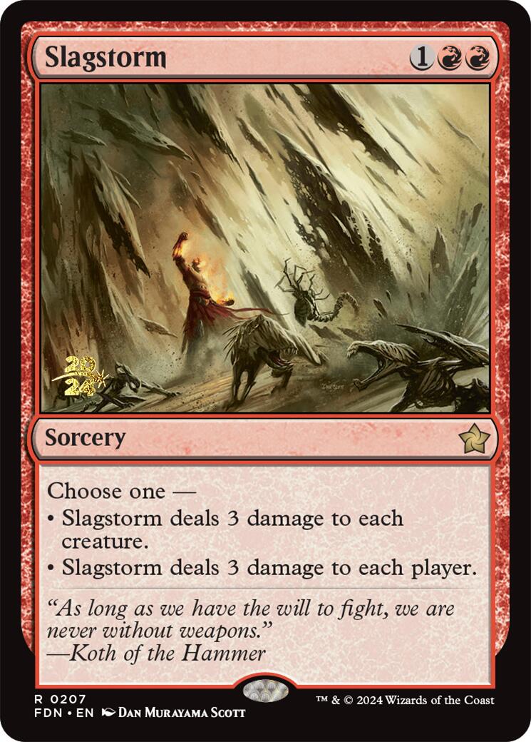 Slagstorm [Foundations Prerelease Promos] | Good Games Morley