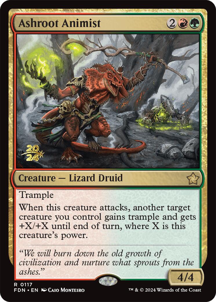 Ashroot Animist [Foundations Prerelease Promos] | Good Games Morley