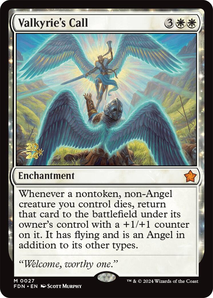 Valkyrie's Call [Foundations Prerelease Promos] | Good Games Morley