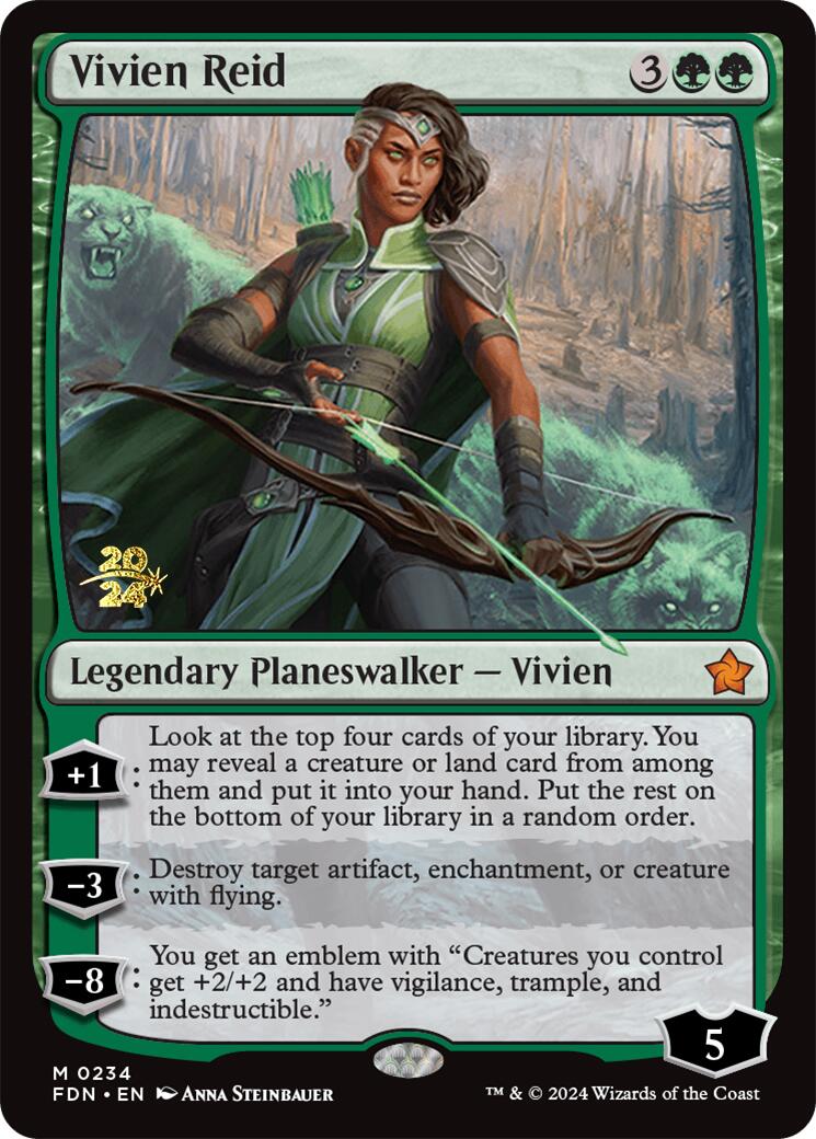 Vivien Reid [Foundations Prerelease Promos] | Good Games Morley