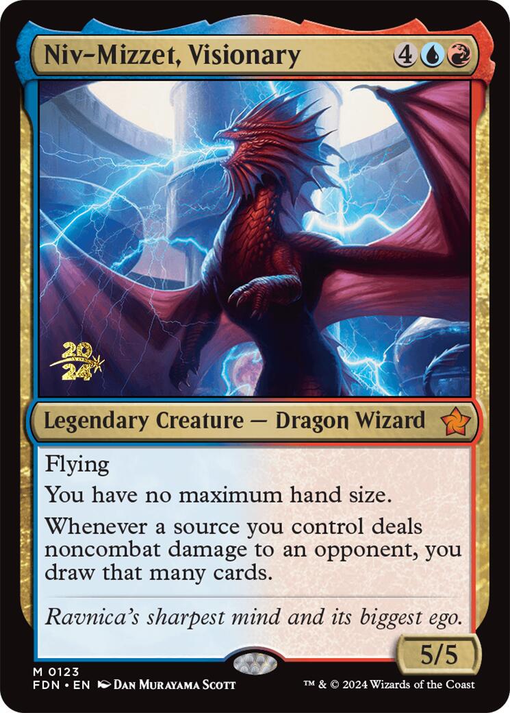Niv-Mizzet, Visionary [Foundations Prerelease Promos] | Good Games Morley