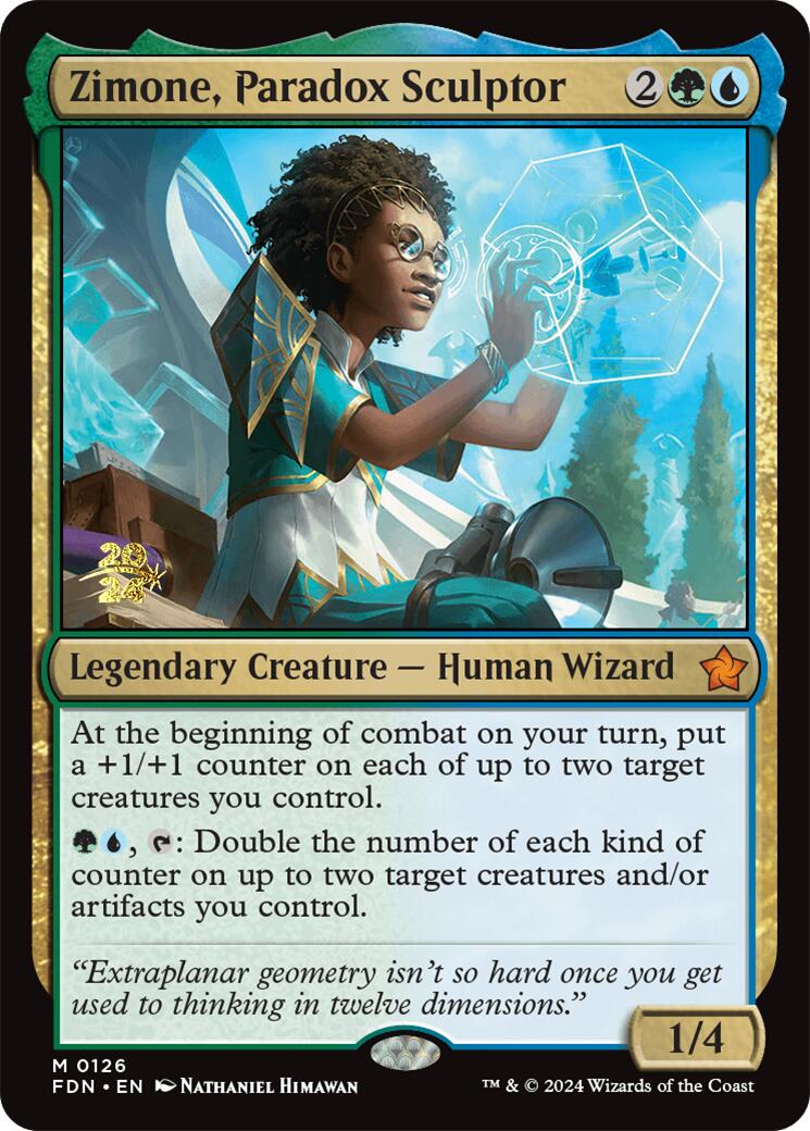 Zimone, Paradox Sculptor [Foundations Prerelease Promos] | Good Games Morley