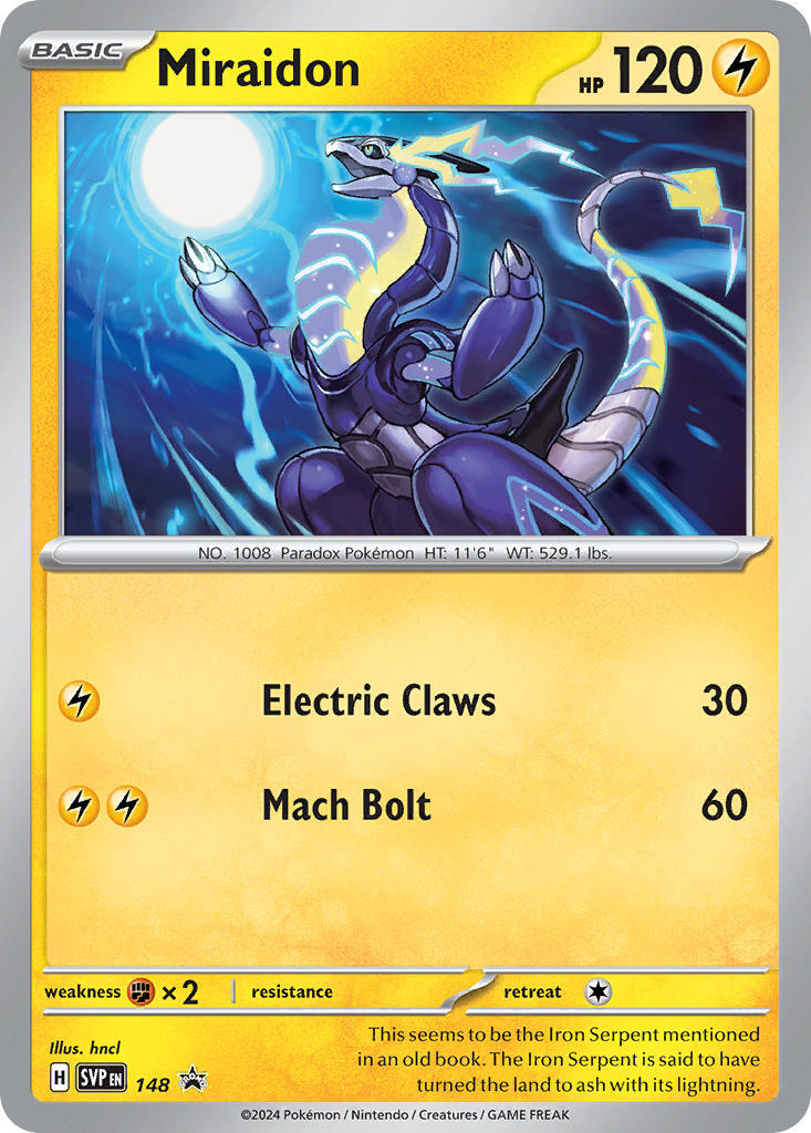 Miraidon (148) [Scarlet & Violet: Black Star Promos] | Good Games Morley