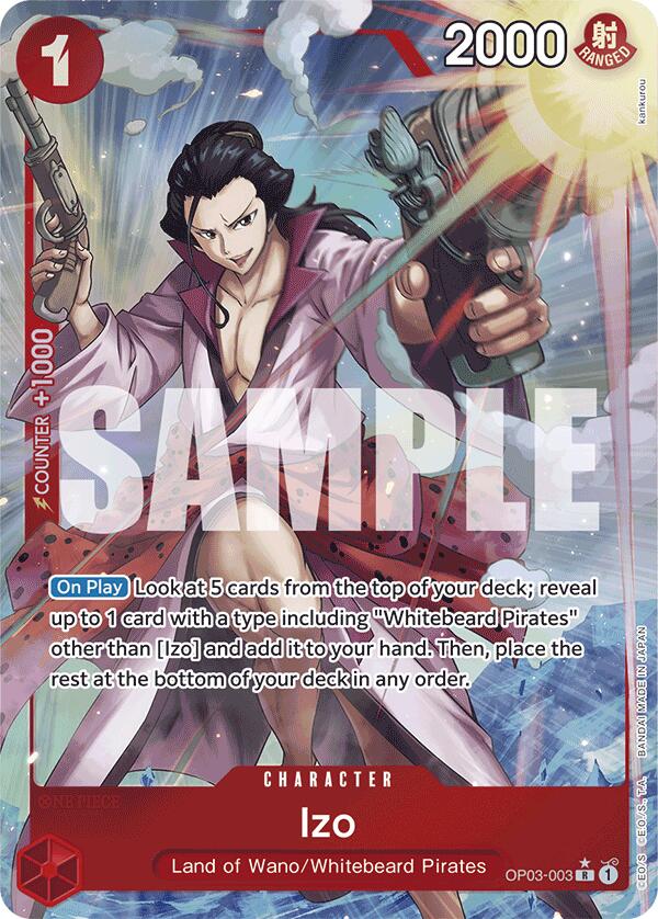Izo (OP03-003) (Full Art) [Premium Booster -The Best-] | Good Games Morley