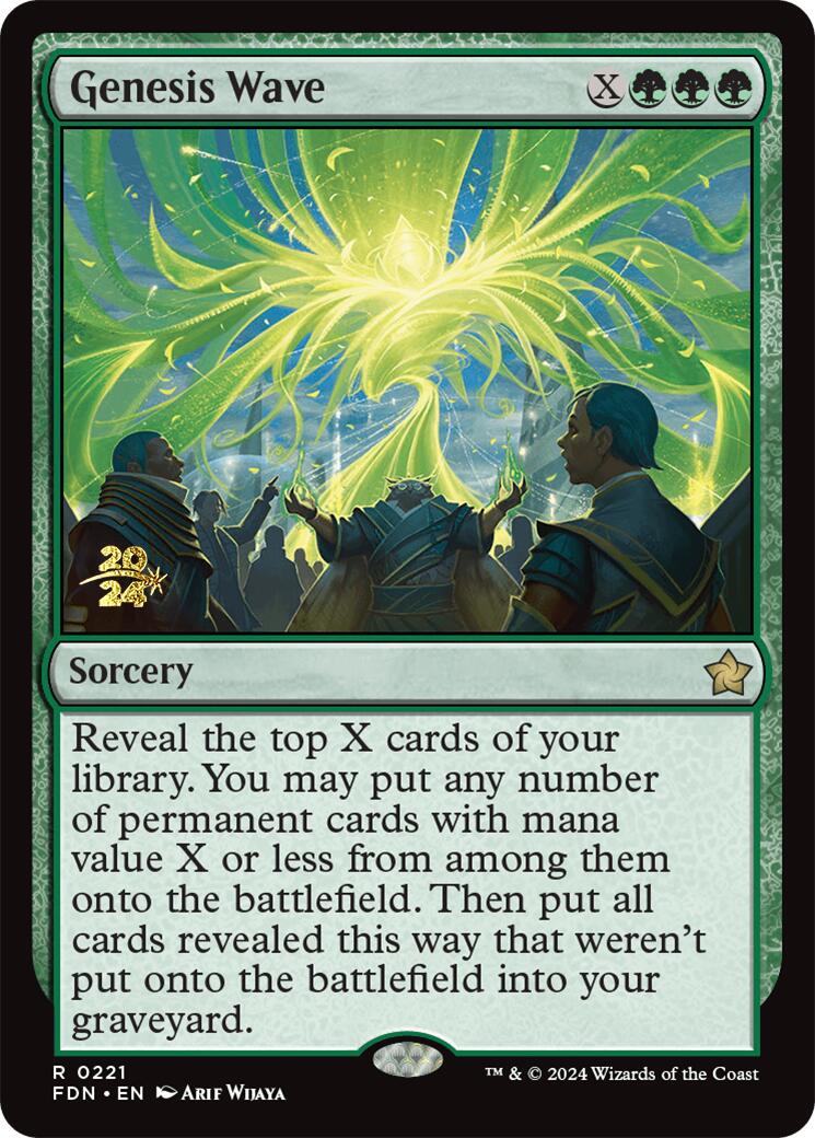Genesis Wave [Foundations Prerelease Promos] | Good Games Morley
