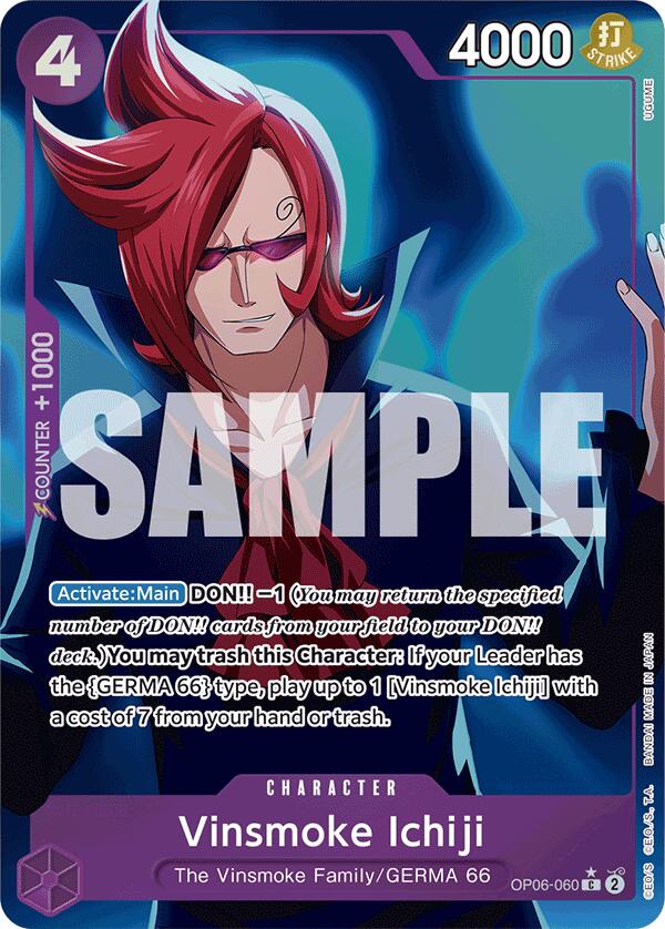 Vinsmoke Ichiji (OP06-060) (Full Art) [Premium Booster -The Best-] | Good Games Morley
