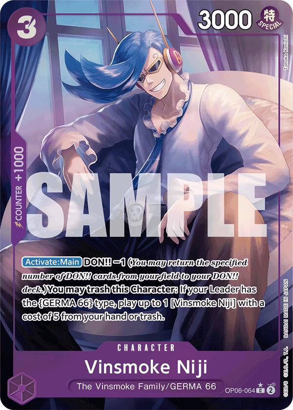 Vinsmoke Niji (OP06-064) (Full Art) [Premium Booster -The Best-] | Good Games Morley