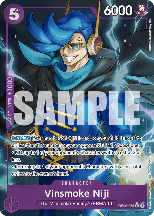 Vinsmoke Niji (OP06-065) (Alternate Art) [Premium Booster -The Best-] | Good Games Morley