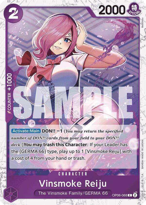 Vinsmoke Reiju (OP06-068) (Jolly Roger Foil) [Premium Booster -The Best-] | Good Games Morley