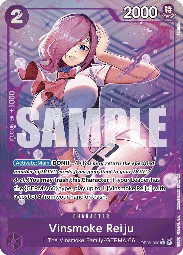 Vinsmoke Reiju (OP06-068) (Full Art) [Premium Booster -The Best-] | Good Games Morley