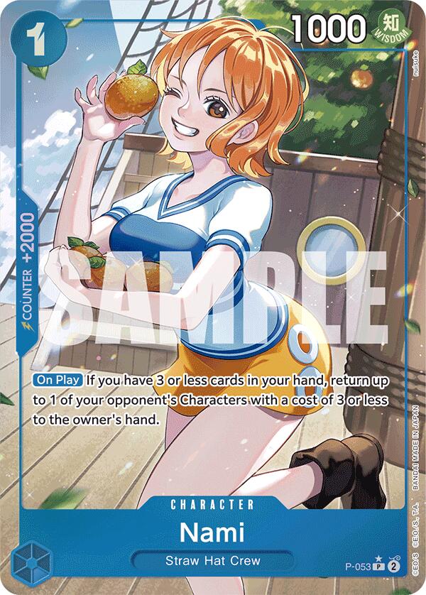Nami (P-053) (Full Art) [Premium Booster -The Best-] | Good Games Morley
