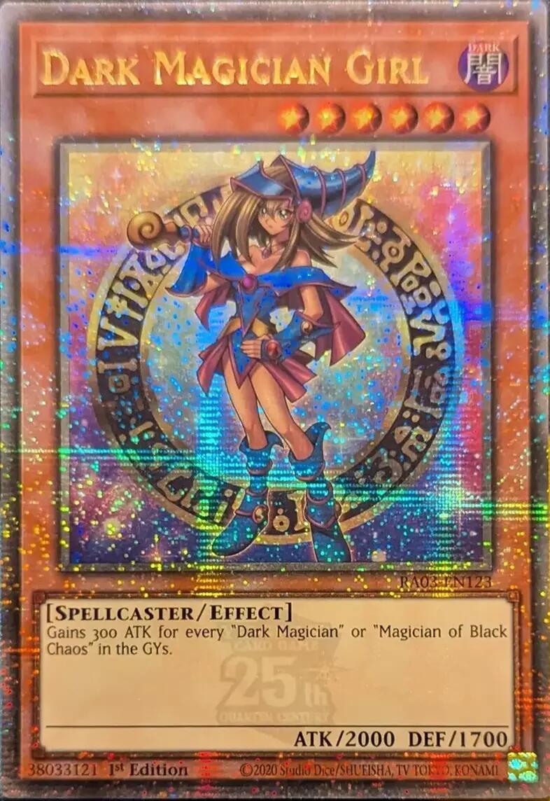 Dark Magician Girl (Quarter Century Secret Rare) (B) [RA03-EN123] Quarter Century Secret Rare | Good Games Morley