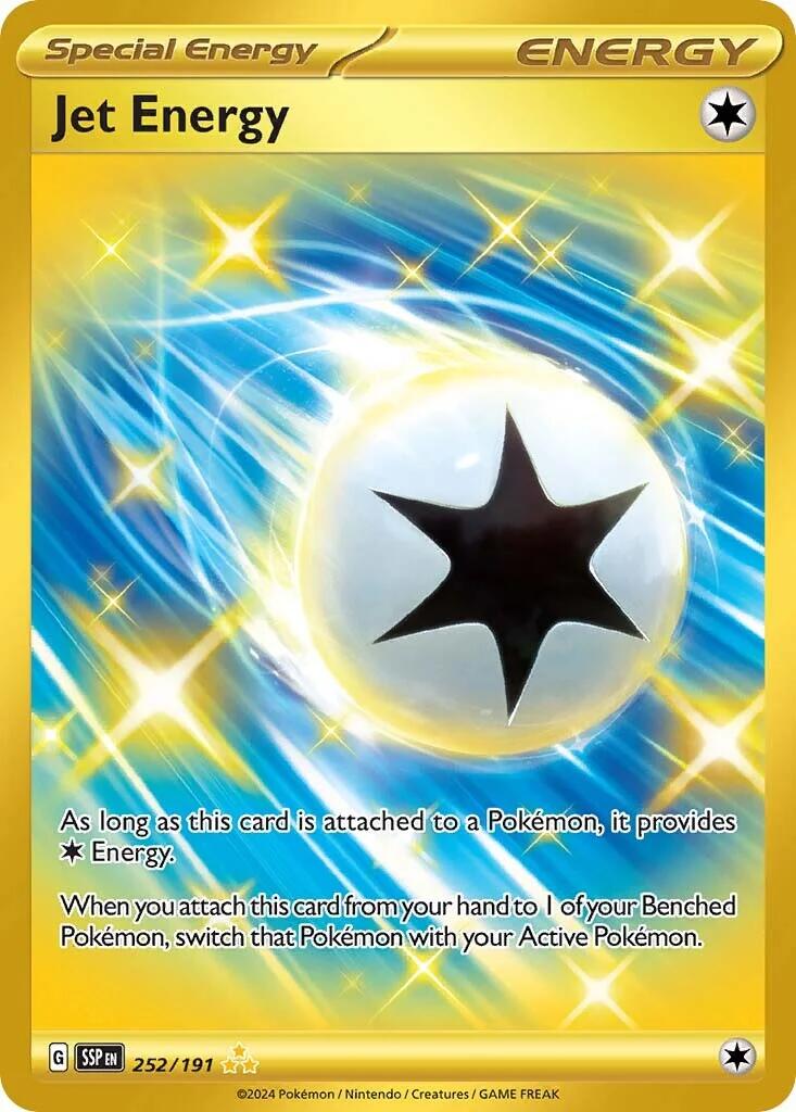 Jet Energy (252/191) [Scarlet & Violet: Surging Sparks] | Good Games Morley