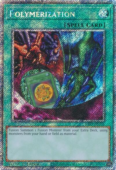 Polymerization (Alternate Art) (Platinum Secret Rare) [RA03-EN051] Platinum Secret Rare | Good Games Morley