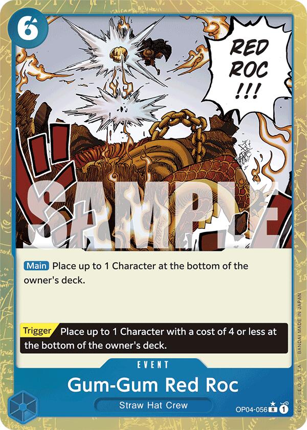 Gum-Gum Red Roc (Textured Foil) [Premium Booster -The Best-] | Good Games Morley
