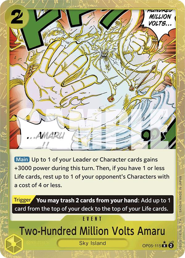 Two-Hundred Million Volts Amaru (Textured Foil) [Premium Booster -The Best-] | Good Games Morley
