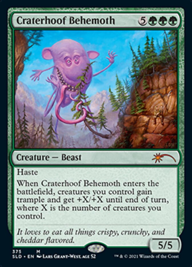 Craterhoof Behemoth (375) [Secret Lair Drop Series] | Good Games Morley