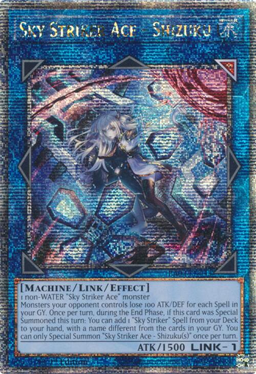 Sky Striker Ace - Shizuku (Alternate Art) (Quarter Century Secret Rare) [RA03-EN043] Quarter Century Secret Rare | Good Games Morley