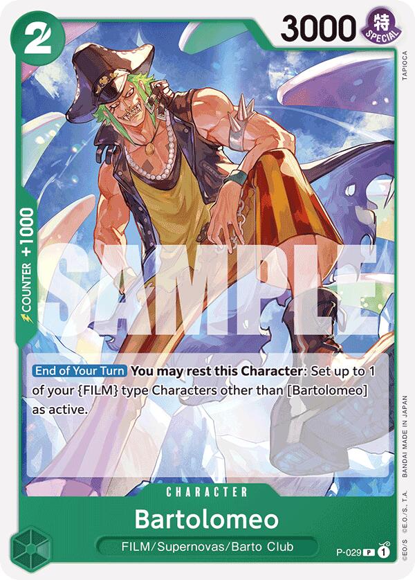 Bartolomeo (P-029) (Reprint) [Premium Booster -The Best-] | Good Games Morley