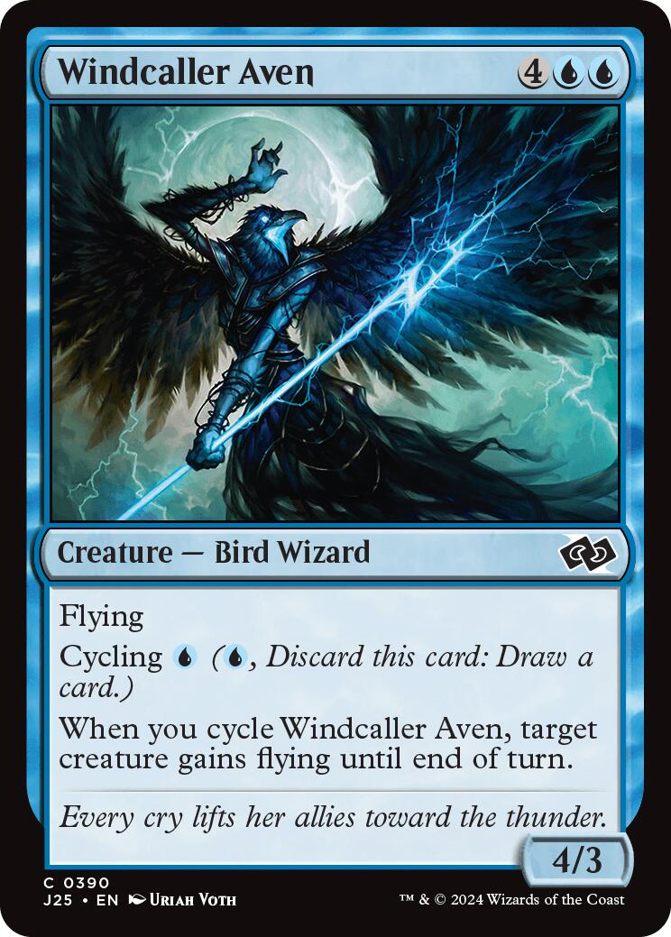 Windcaller Aven [Foundations Jumpstart] | Good Games Morley