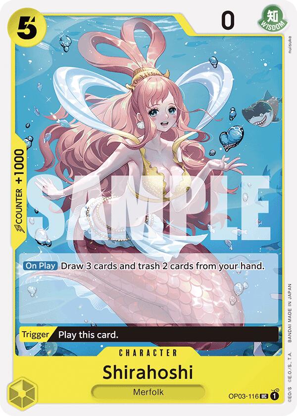 Shirahoshi (OP03-116) (Reprint) [Premium Booster -The Best-] | Good Games Morley