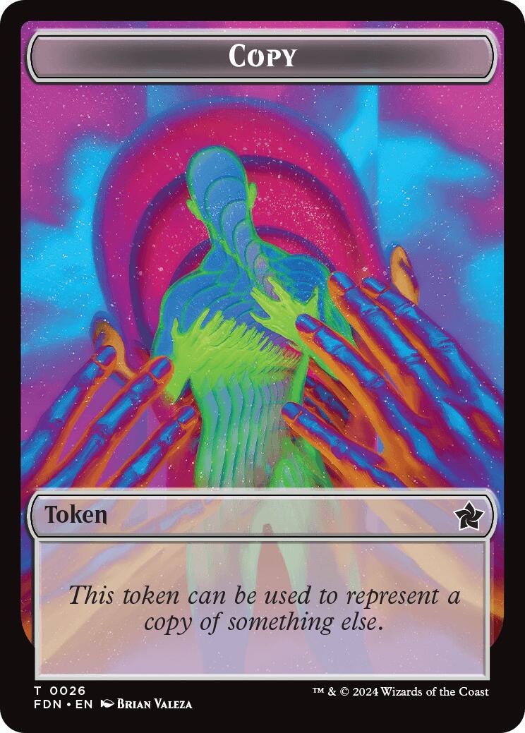 Copy // Human Double-Sided Token [Foundations Tokens] | Good Games Morley