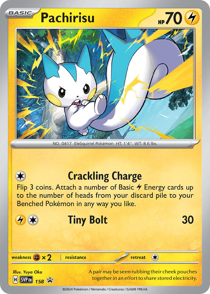 Pachirisu (158) [Scarlet & Violet: Black Star Promos] | Good Games Morley