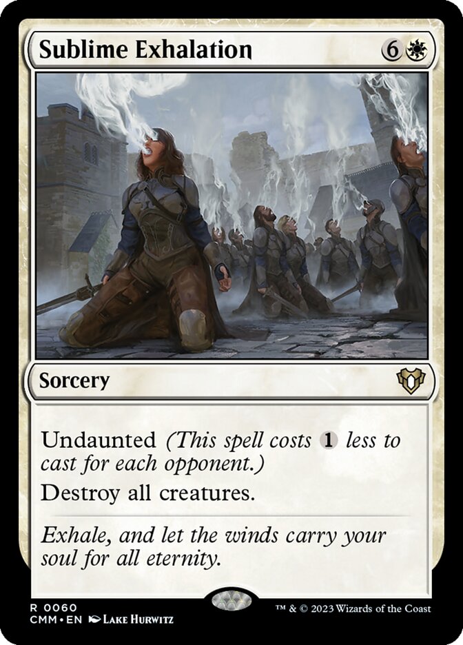 Sublime Exhalation 60/451 (Commander Masters)  | Good Games Morley