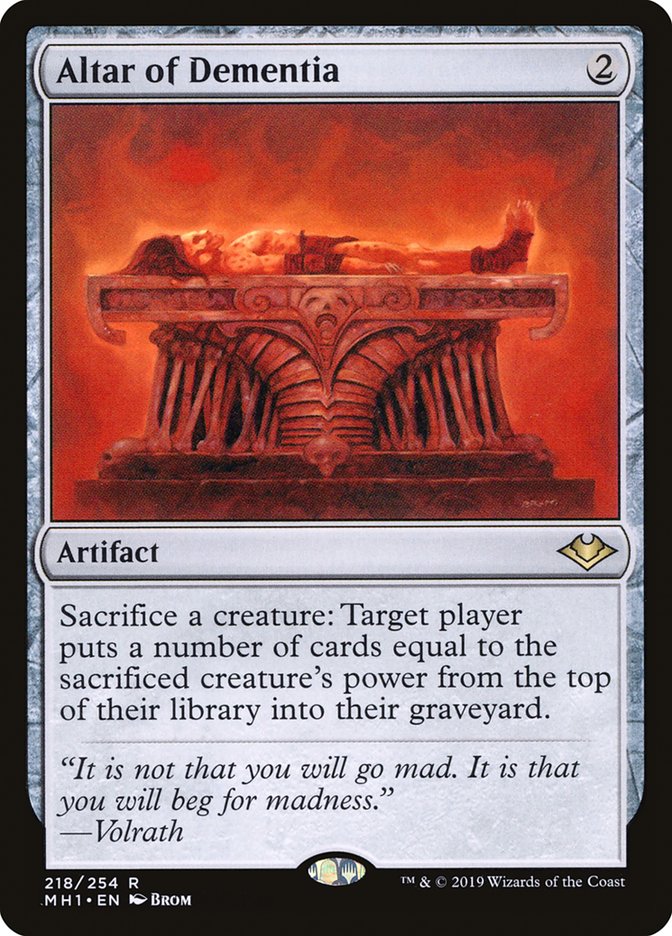 Altar of Dementia 218 (Modern Horizons)  | Good Games Morley