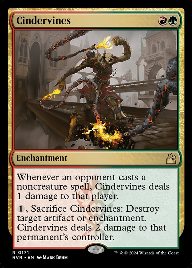 Cindervines 171/291 (Ravnica Remastered)  - Foil | Good Games Morley