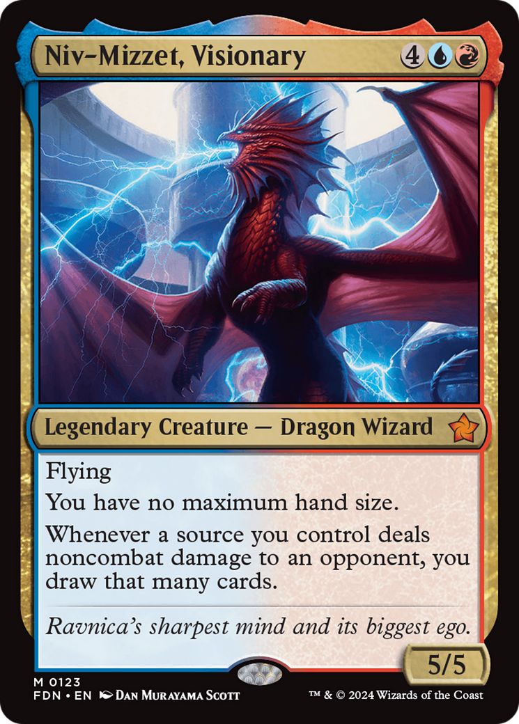 Niv-Mizzet, Visionary [Foundations] | Good Games Morley