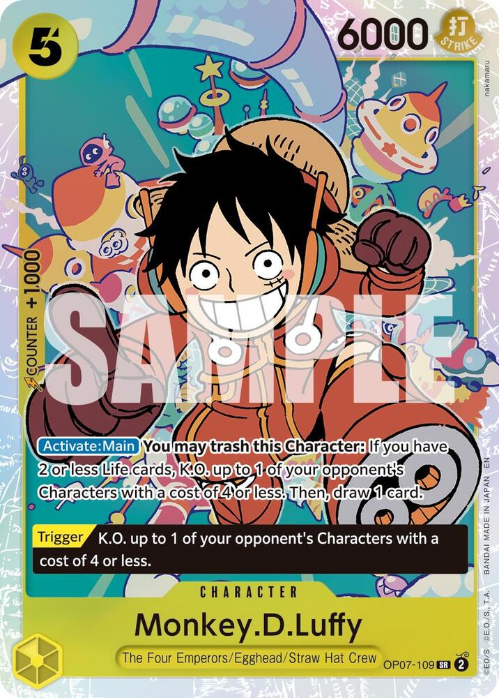 Monkey.D.Luffy (Reprint) OP07-109 (Premium Booster -The Best- Vol. 2)  - Foil | Good Games Morley