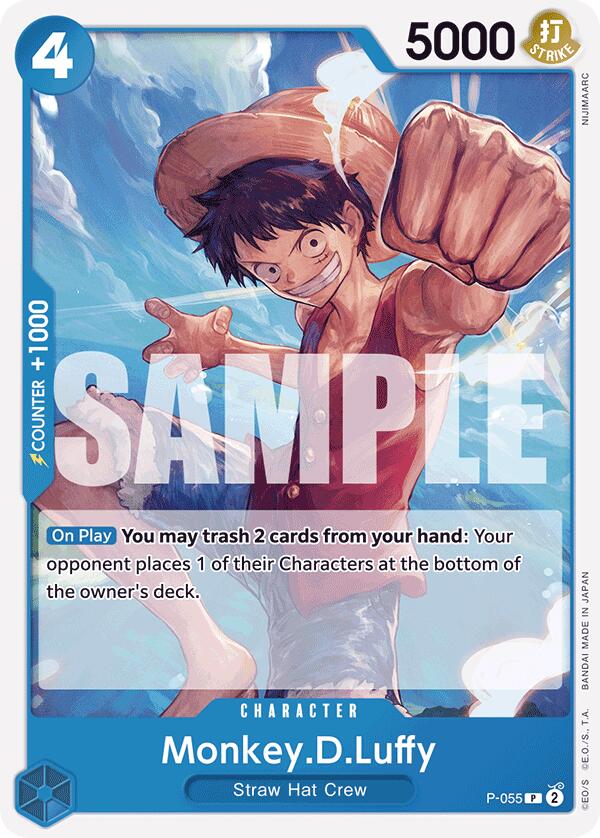 Monkey.D.Luffy (P-055) (Reprint) [Premium Booster -The Best-] | Good Games Morley